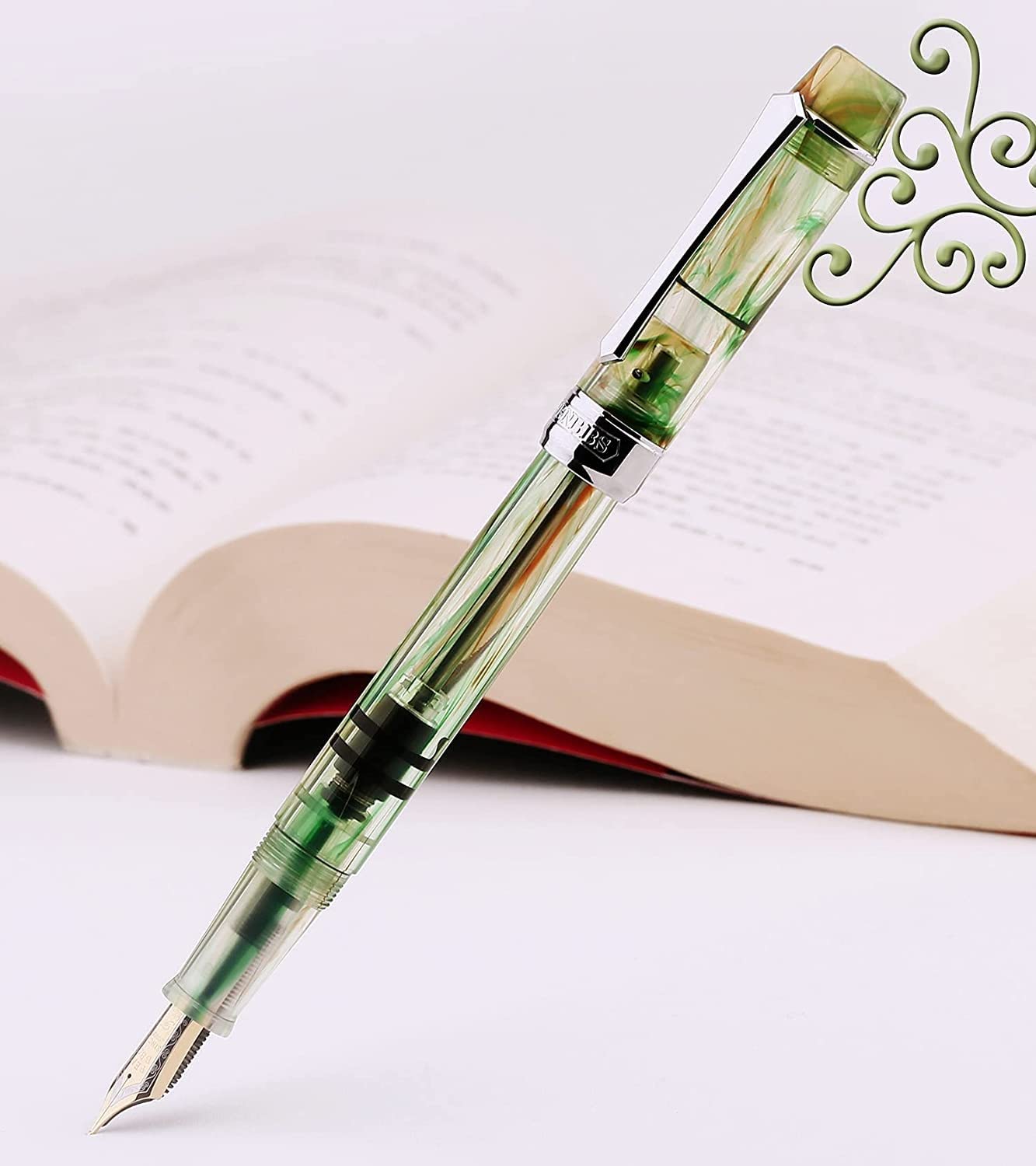 新品未使用品 PENBBS 355 ピストン充填 万年筆 Amazon | 万年筆 Penbbs 355 ピストン充填万年筆 極細ペン先